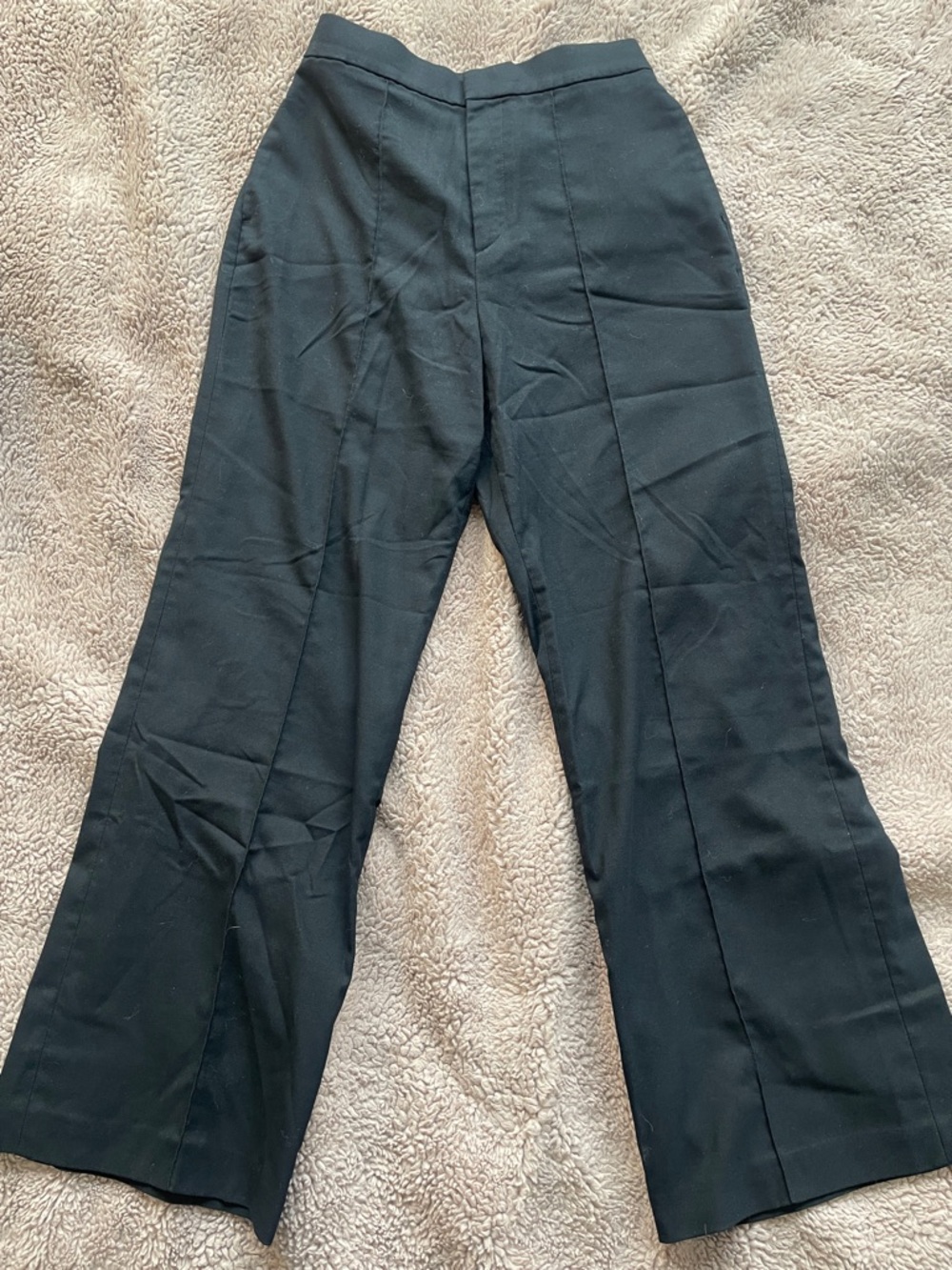 Uniqlo Dark Navy Women's Wide Leg Trousers